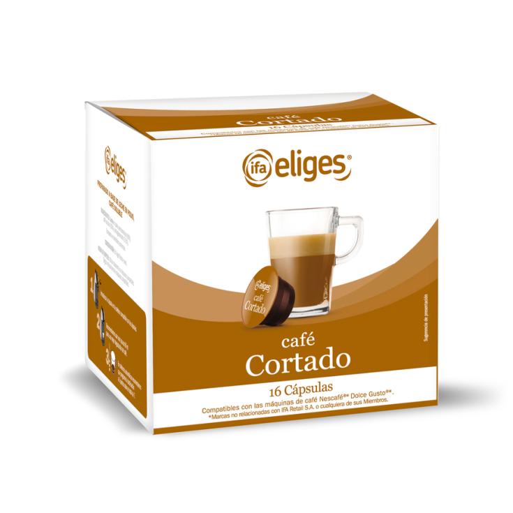 CAPSULAS CAFE CORTADO IFA ELIGES 16ud.