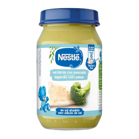 POTITO NESTLE VERDURAS PESCADO 190g.