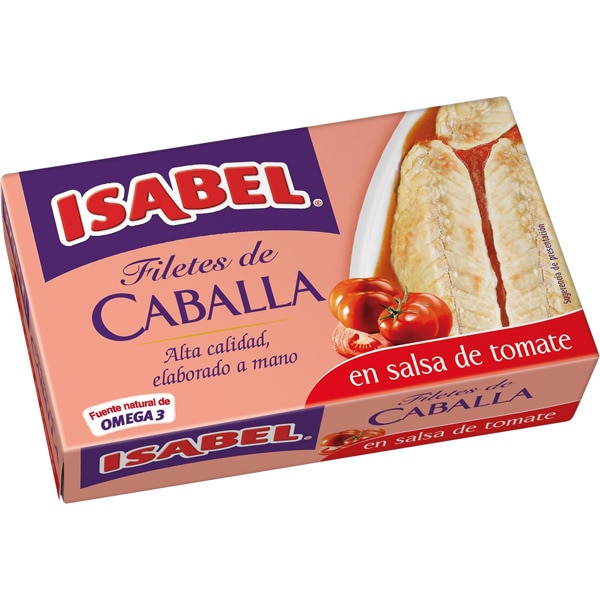 FILETES DE CABALLA EN TOMATE ISABEL 115g.