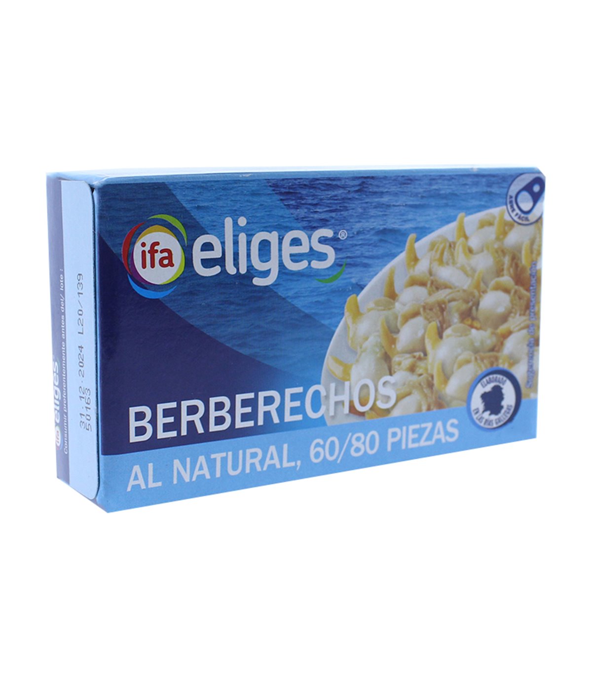 BERBERECHOS NATURAL IFA ELIGES 105g. 60/80