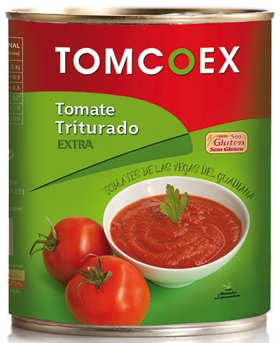 TOMATE TRITURADO TOMCOEX LATA 800 g.