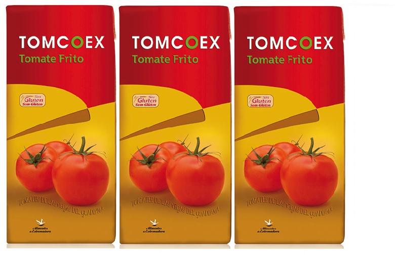 TOMATE FRITO TOMCOEX PACK 3x210 g.