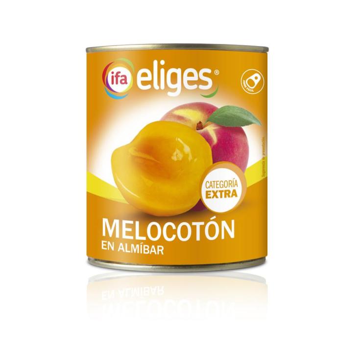 MELOCOTON EN ALMIBAR IFA ELIGES 840 g.