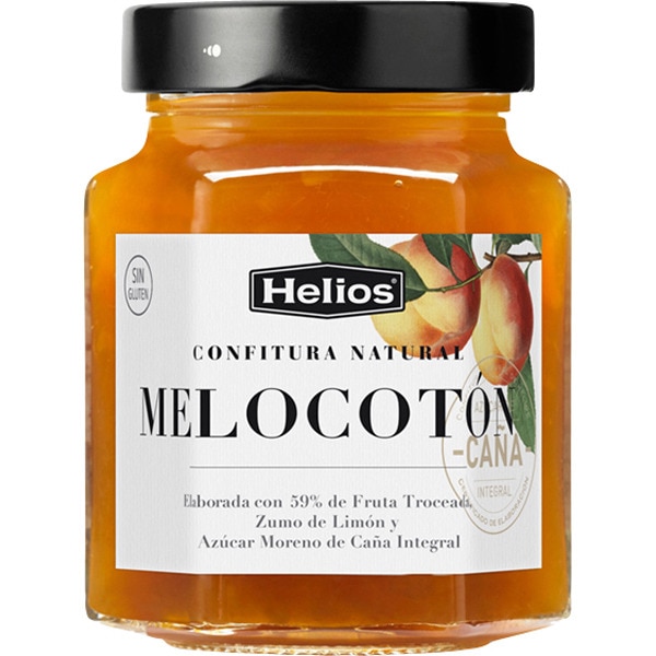 CONFITURA HELIOS MELOCOTON 330 g.