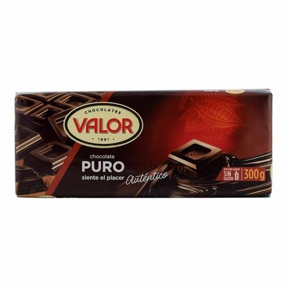 CHOCOLATE PURO VALOR 300 g.