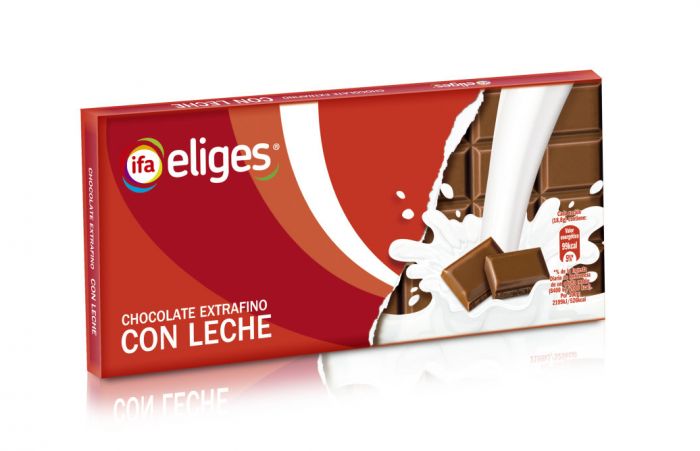 CHOCOLATE IFA ELIGES EXTRAFINO LECHE 150 g.