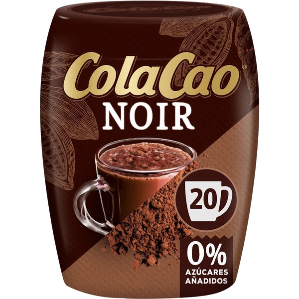 COLA CAO NOIR 0% AZUCARES 300g.