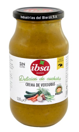 CREMA DE VERDURAS IBSA CRISTAL 550 g.