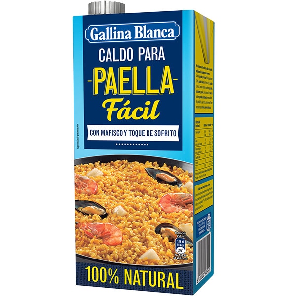 CALDO GALLINA BLANCA CASERO PAELLA 1L.