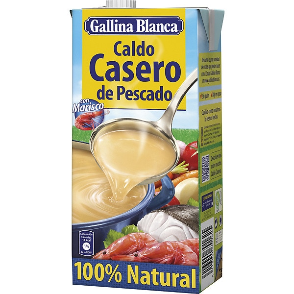 CALDO GALLINA BLANCA CASERO PESCADO 1L.