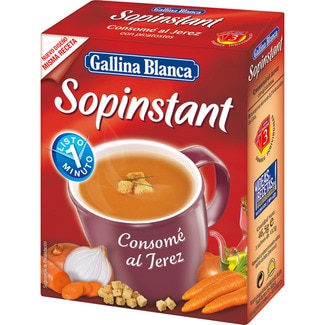 SOPINSTANT GALLINA BLANCA CONSOME AL JEREZ 59 g.
