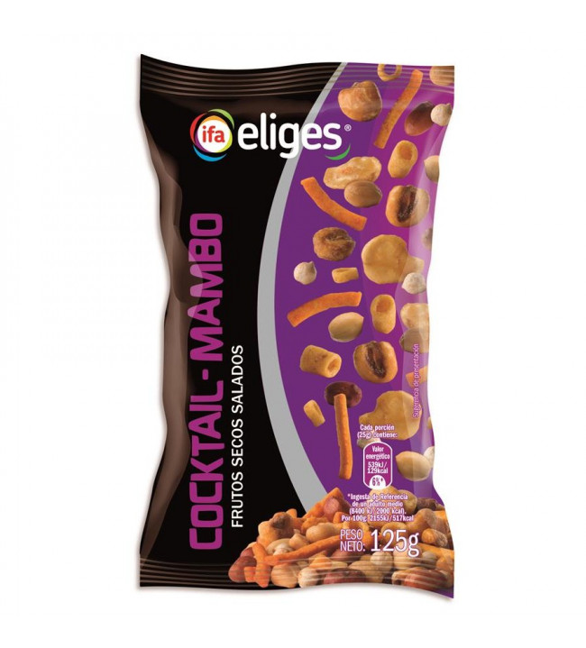 COCKTAIL FRUTOS SECOS MAMBO IFA ELIGES 125 g.