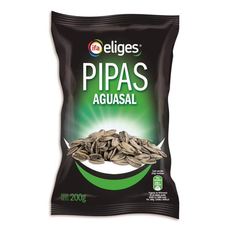PIPAS CASCARA AGUASAL IFA ELIGES 200 g.