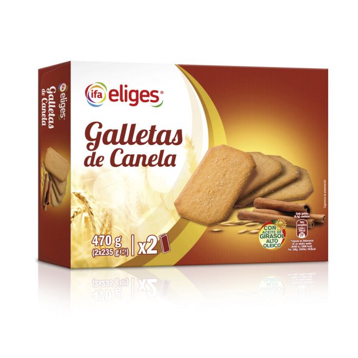 GALLETAS CANELA IFA ELIGES 470 g. ALZ