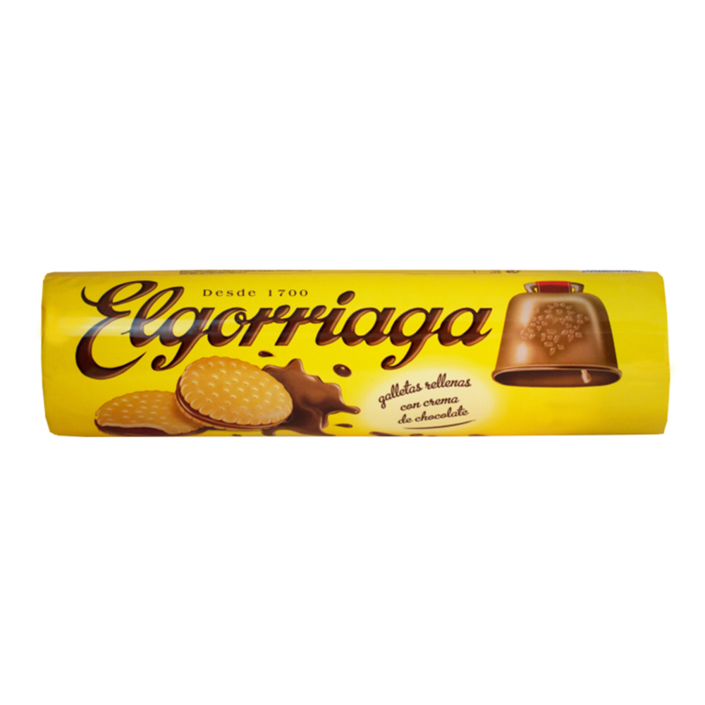 GALLETA RELLENA CHOCOLATE ELGORRIAGA 180 g.