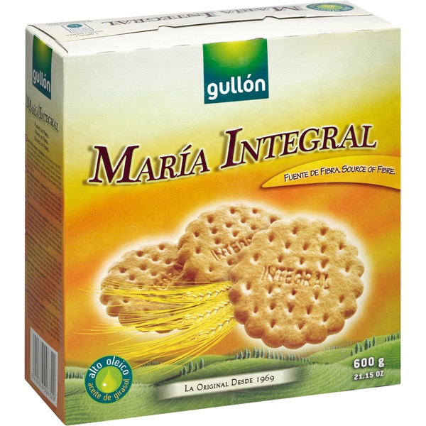 GALLETA MARIA INTEGRAL GULLON 600 g.