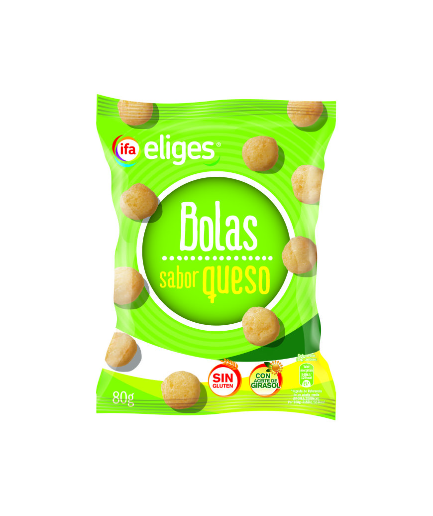 BOLAS QUESO IFA ELIGES 80 g.