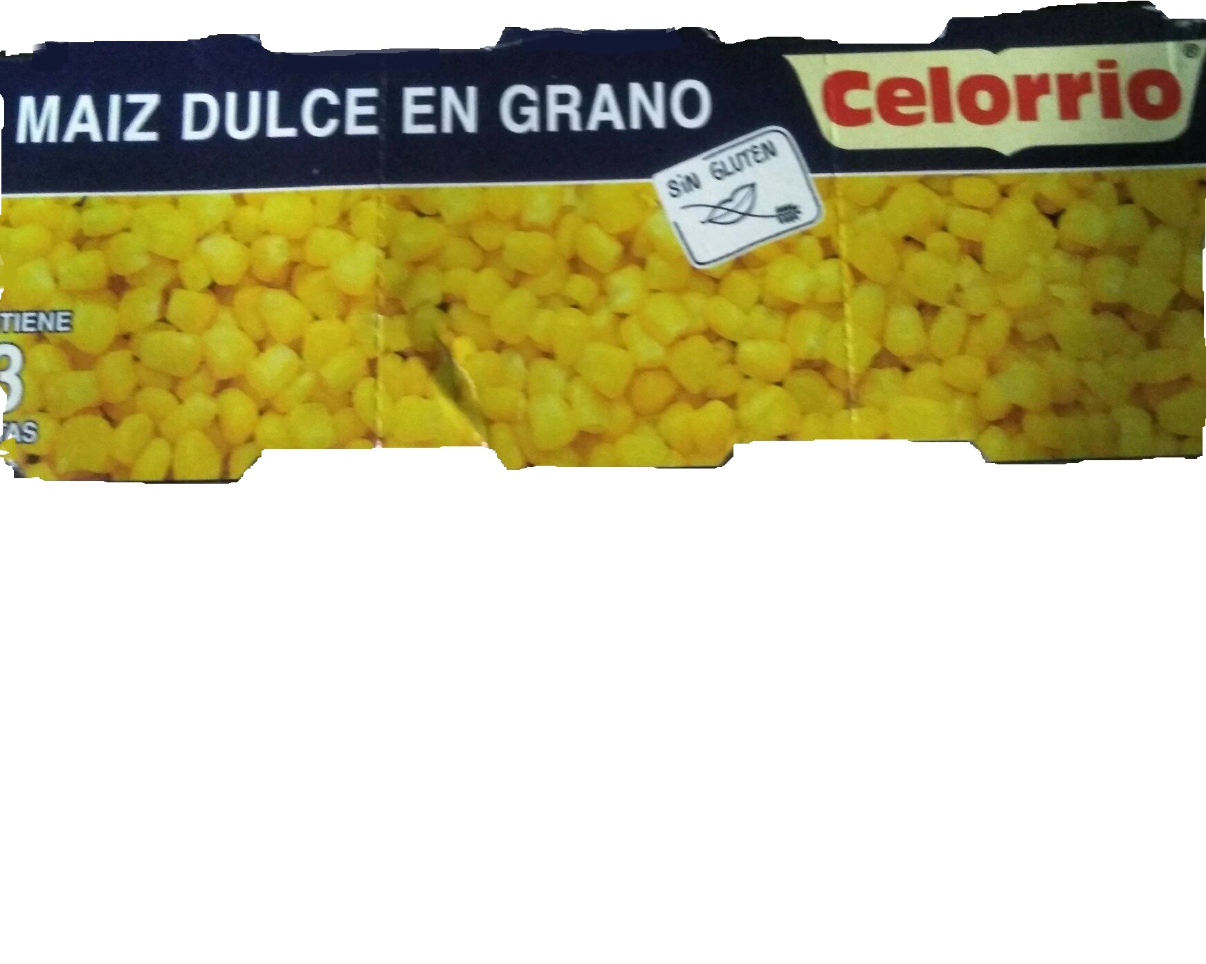 MAIZ DULCE CELORRIO Pack 3x75 g.