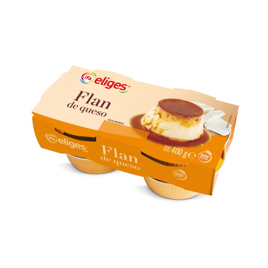 FLAN DE QUESO IFA ELIGES 4x100g.