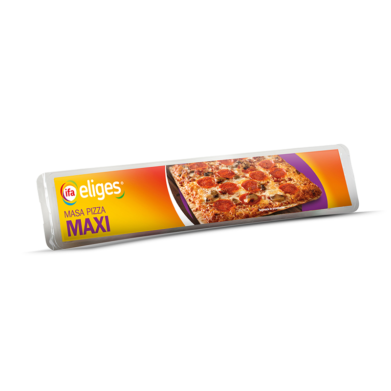 MASA PIZZA RECTANGULAR MAXI IFA ELIGES 385 g.