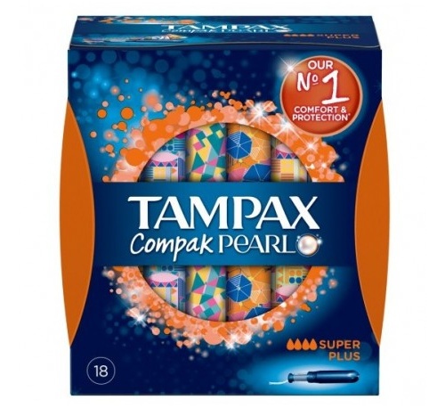 TAMPAX COMPAK PEARL SUPERPLUS 16ud.
