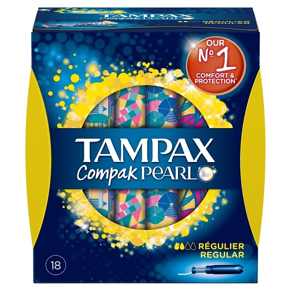 TAMPAX COMPAK PEARL REGULAR 16ud.