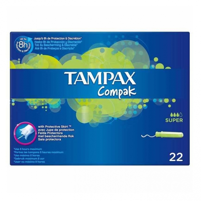 TAMPAX COMPAK SUPER 22ud.