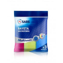 BAYETA MICROFIBRAS IFA SABE MULTIUSOS PACK 3