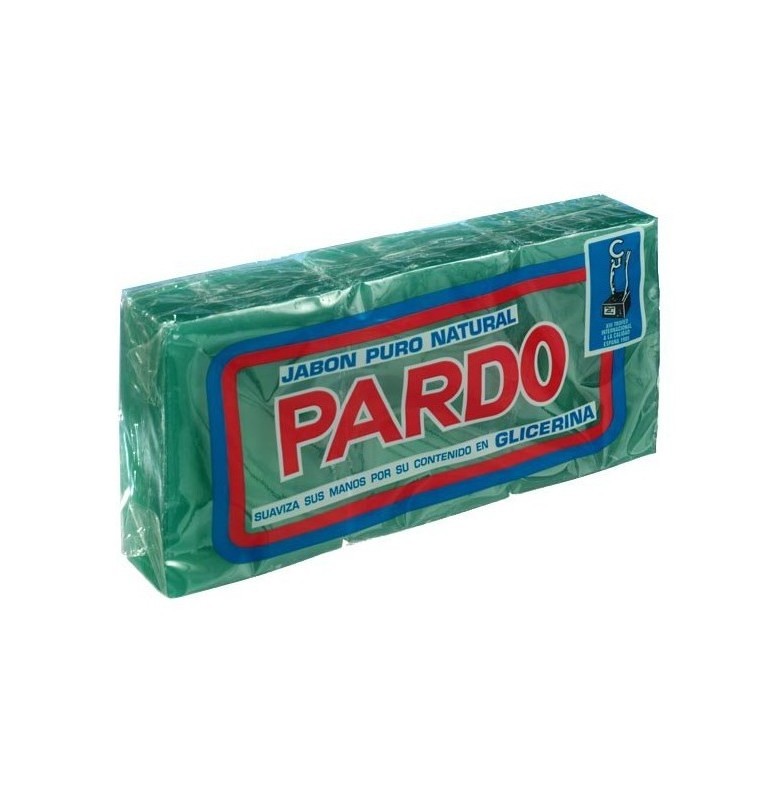 JABON PARDO VERDE PACK 3x250g.