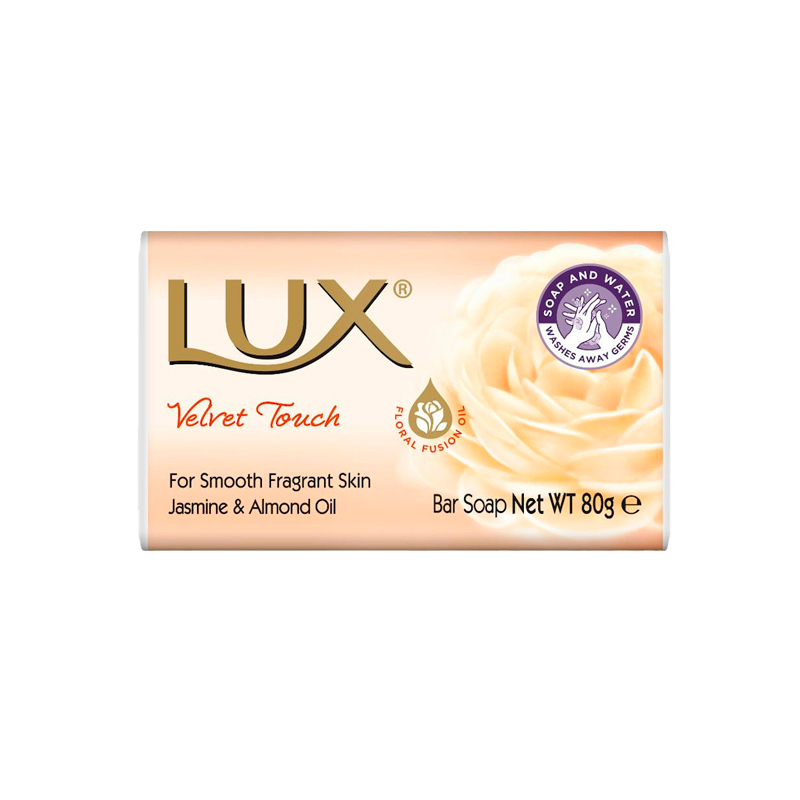 JABON LUX WHIITE VELVET TOUCH P.80grs