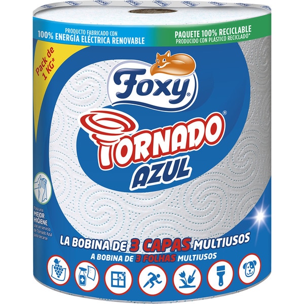 ROLLO COCINA FOXY TORNADO AZUL 1Kg. 3c