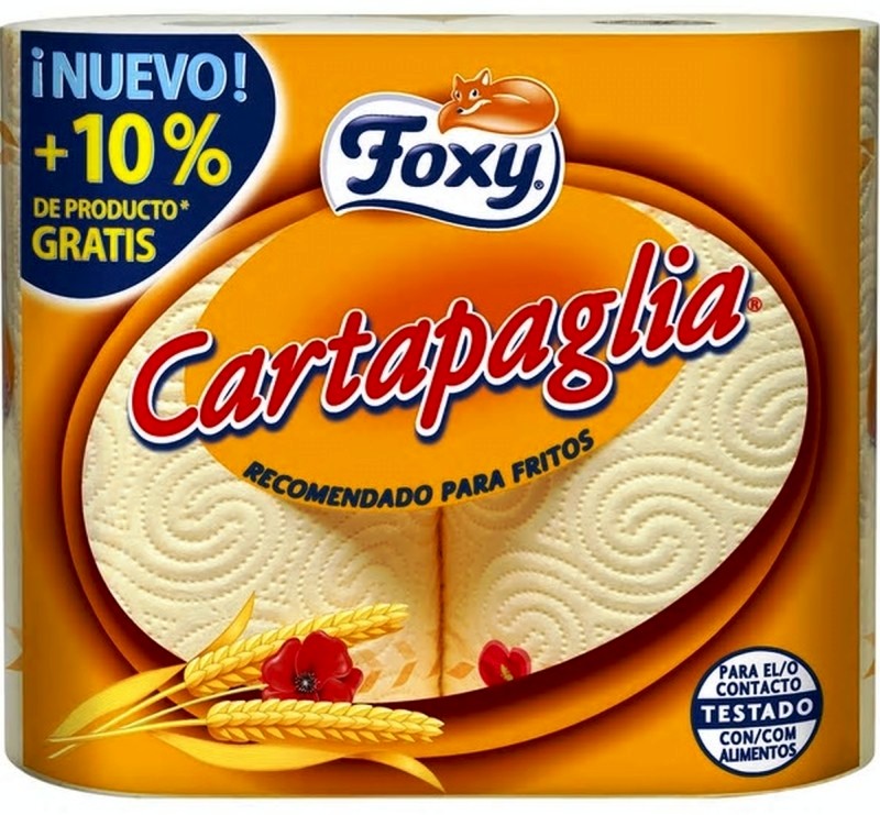 ROLLO COCINA CARTAPAGLIA FOXY 2 CAPAS 2ud.