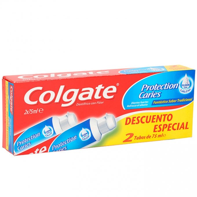 COLGATE PROTECCION CARIES 2x75