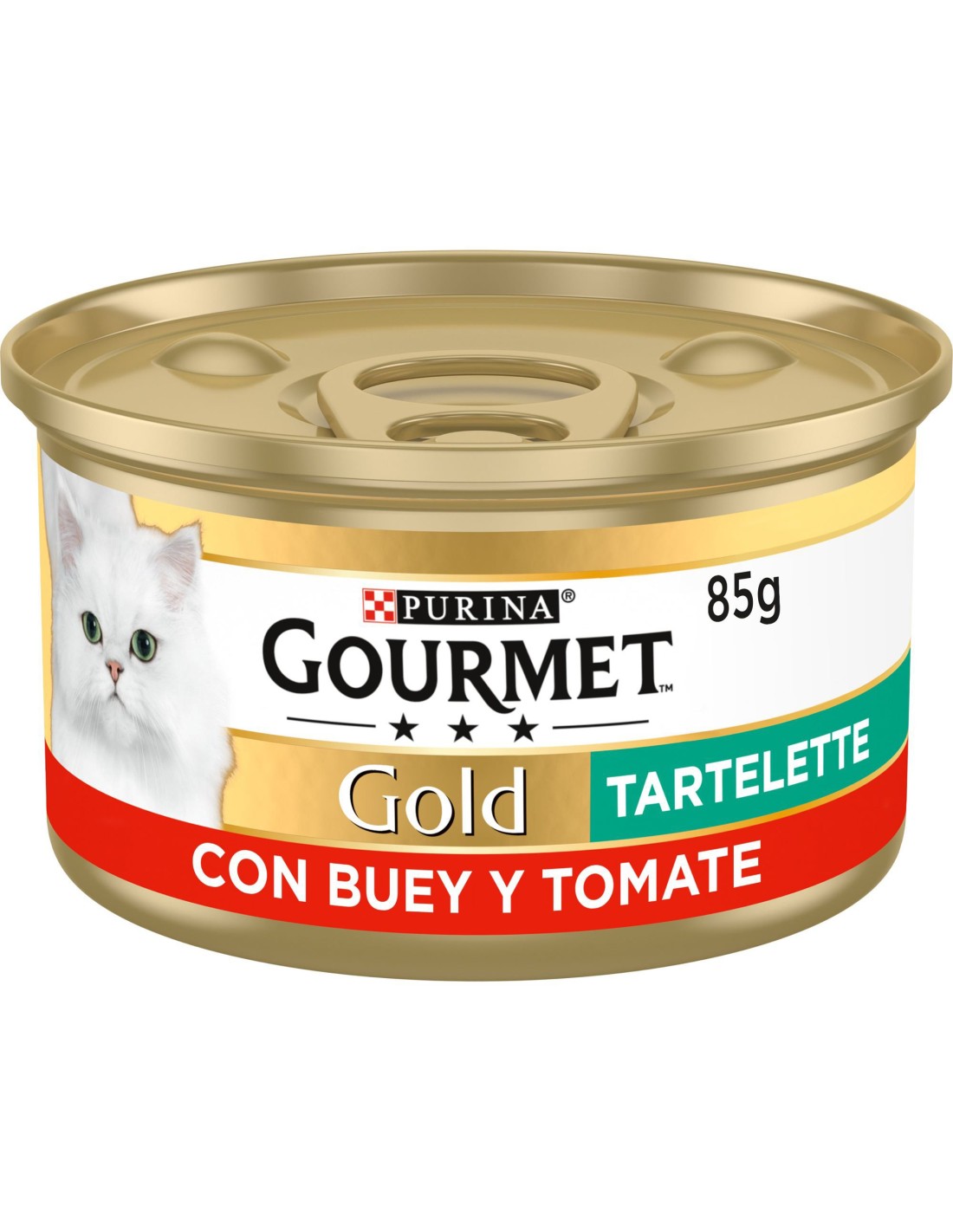 COMIDA GATO TARTELETTE GOLD BUEY T OMATE 85g.
