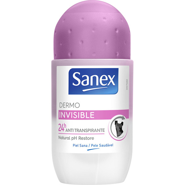SANEX DEO ROLL-ON INVISIBLE 50ml