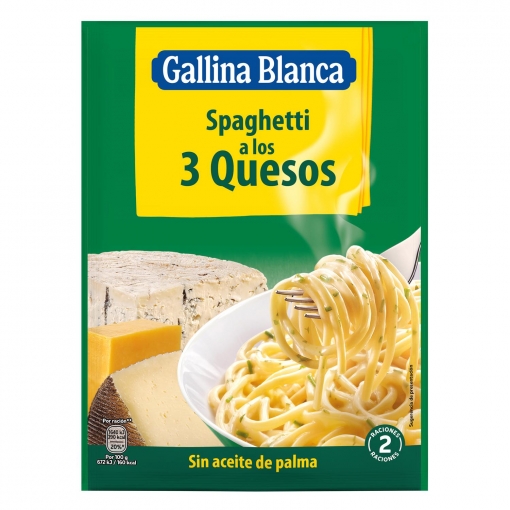 SPAGUETTI 3 QUESOS GALLINA BLANCA 175g