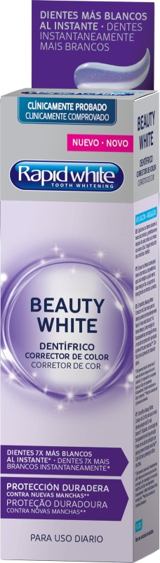 PASTA RAPIDWHITE 75ml. BEAUTY WHITE 10