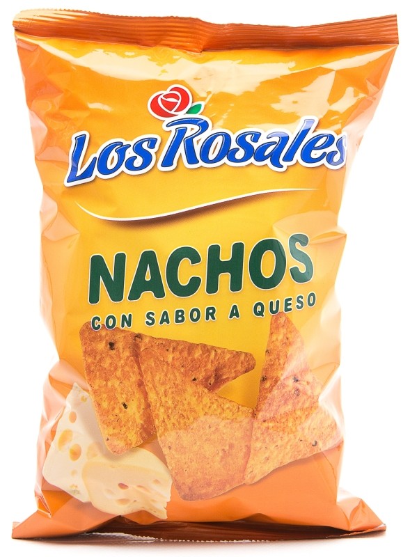 NACHOS QUESO LOS ROSALES 100g.