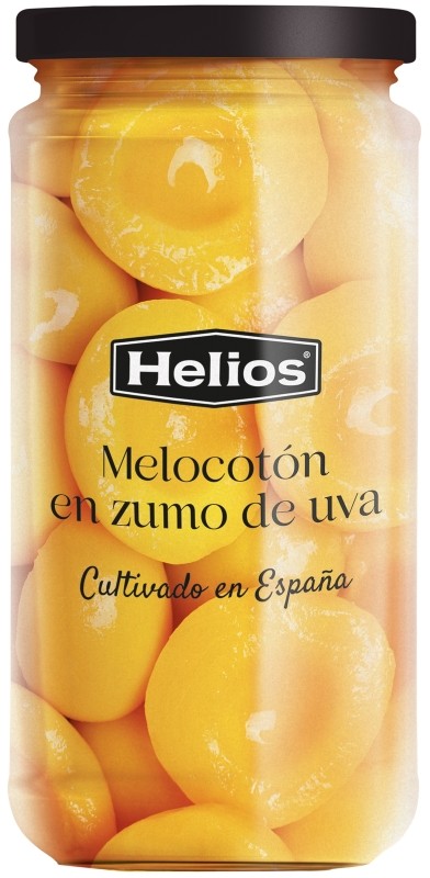 MELOCOTON HELIOS EN ZUMO UVAS 700g.