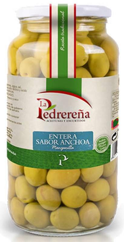 ACEITUNAS LA PEDREREÑA MANZANILLA 550g.