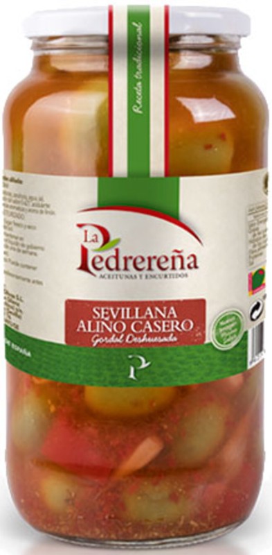 ACEITUNAS LA PEDREREÑA SEVILLANAS 550g.