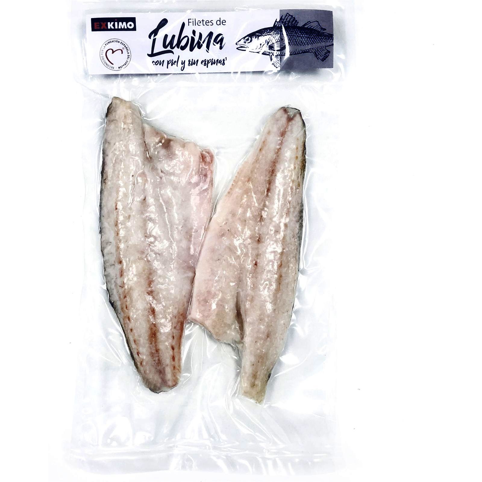 FILETE LUBINA CON PIEN EXKIMO 180g.