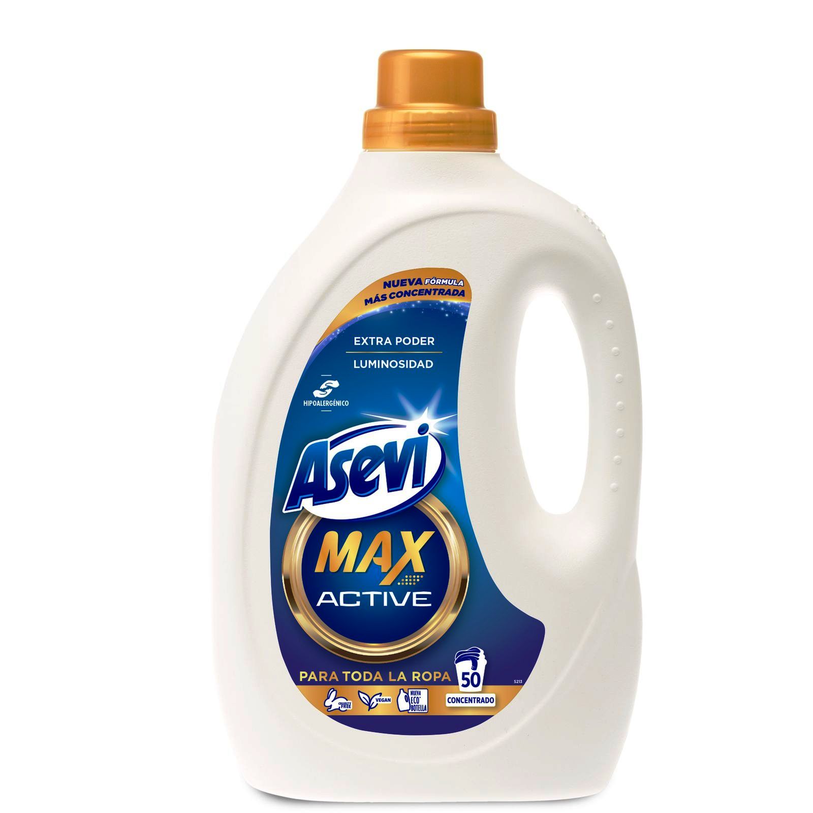 DETERGENTE MAX ACTIVE ASEVI 50 DOSIS
