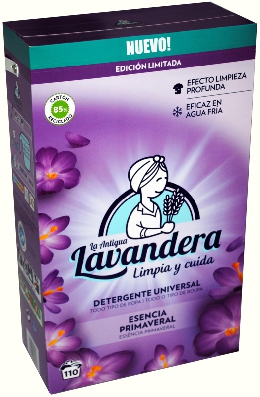 DETERGENTE LAVANDERA MALETA ESENCIA PRIMAVERAL 110 DOSIS