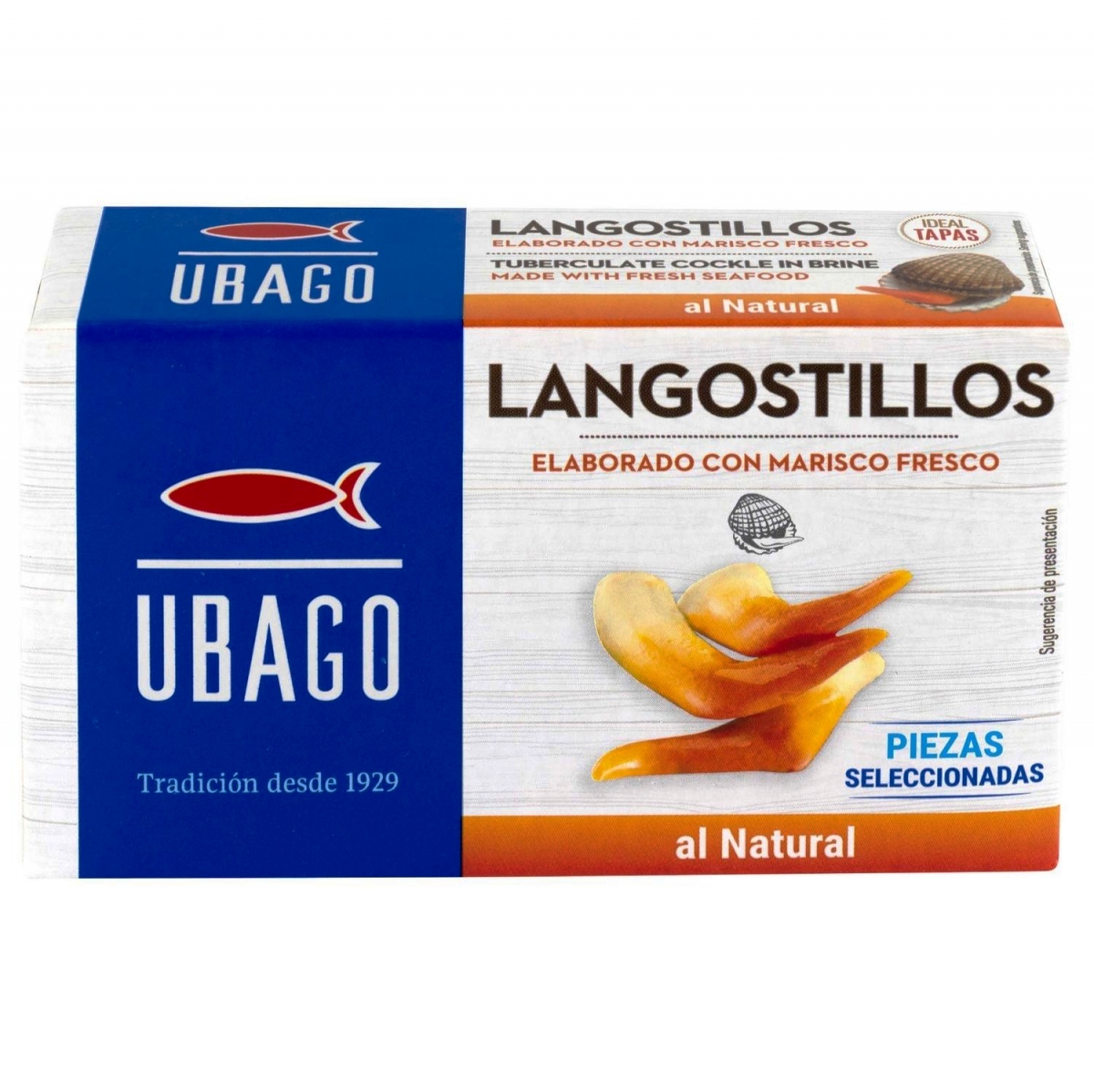 LANGOSTILLOS UBAGO NATURAL 110g.