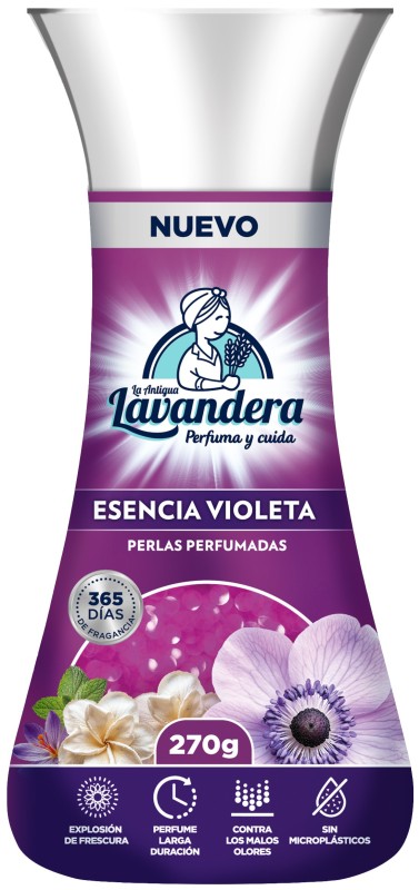 PERLAS PERFUMADA LAVADANDERA ESENCIA VIOLETA 270g.