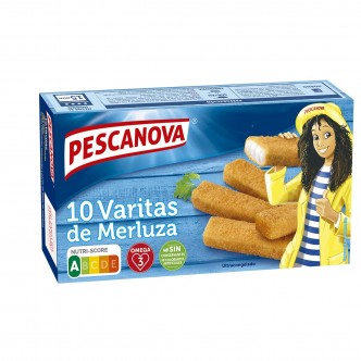 VARITAS DE MERLUZA PESCANOVA 300g.