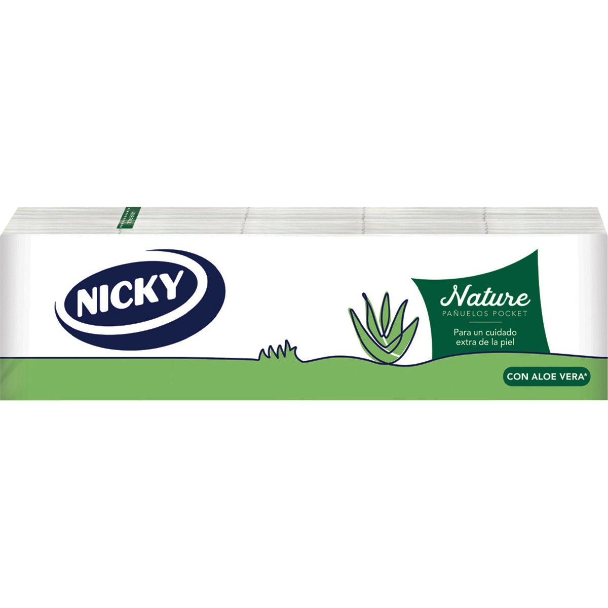 PAÑUELOS NICKY ALOE VERA P-10