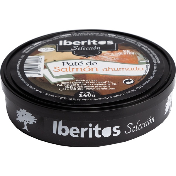 PATE SALMON AHUMADO IBERITOS 140g.