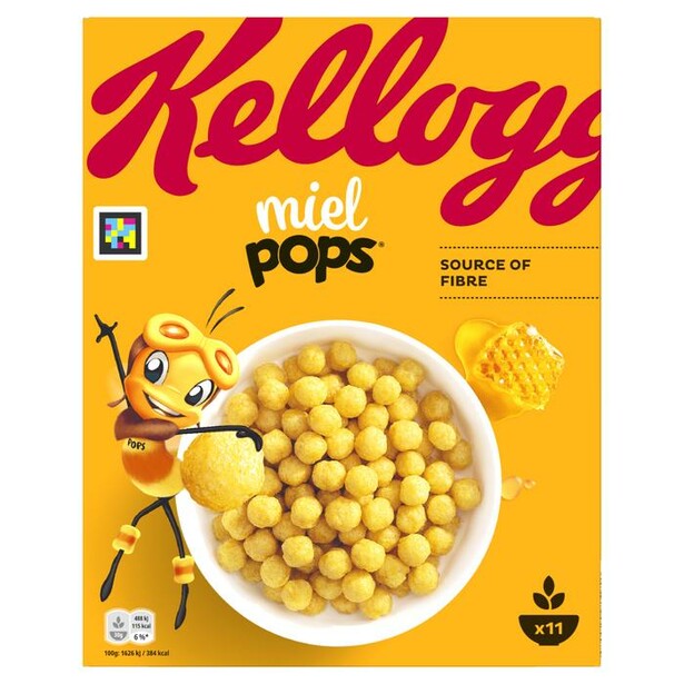 CEREALES KELLOGS MIEL POPS 330g.